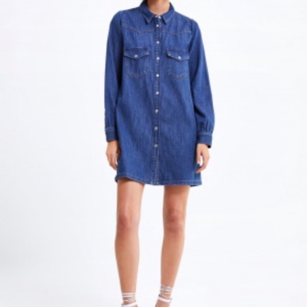 NWT Zara The Denim Dress